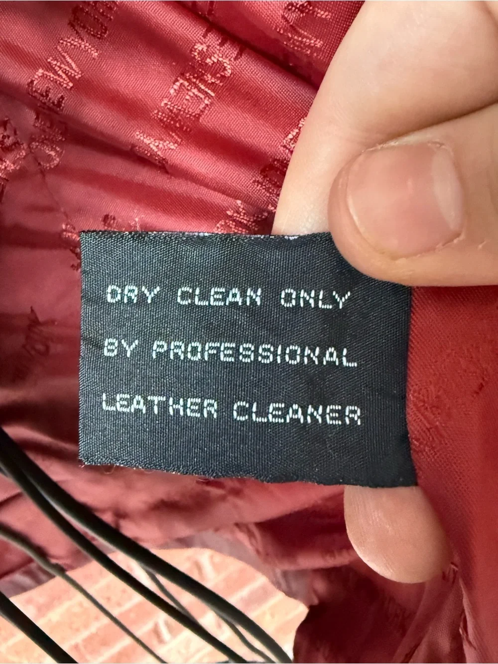 Vintage Jones New York Red Genuine Leather Jacket Women’s
